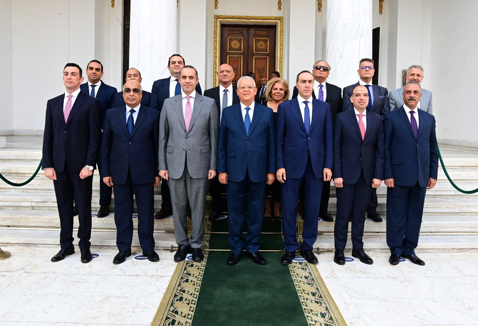 رئيس مجلس النواب مع عدد من رؤوساء الأحزاب