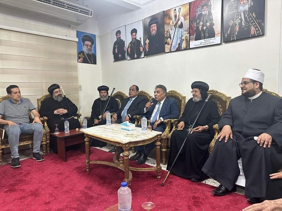 مطران شبرا الخيمة وقيادات الدقهلية