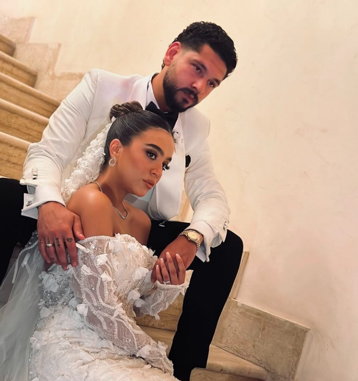 حفل زفاف ابن شقيق إلهام شاهين