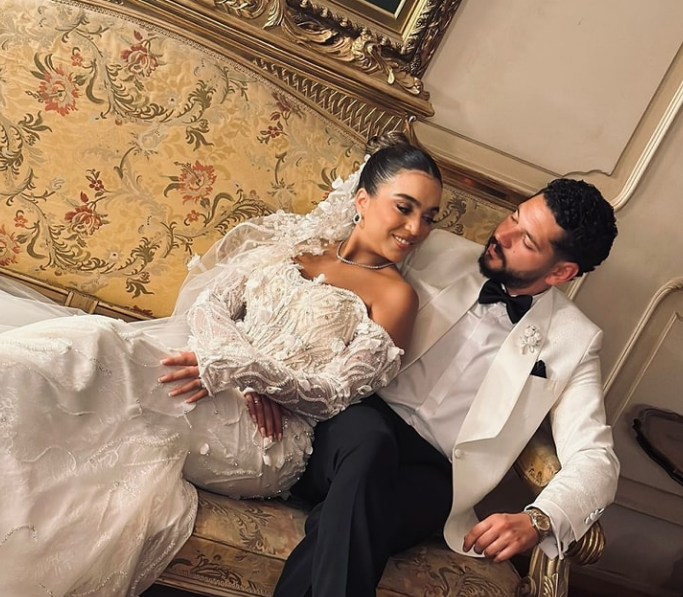حفل زفاف ابن شقيق إلهام شاهين