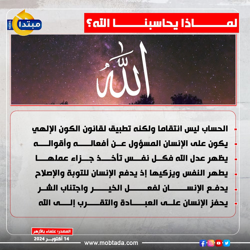 لماذا يحاسبنا الله