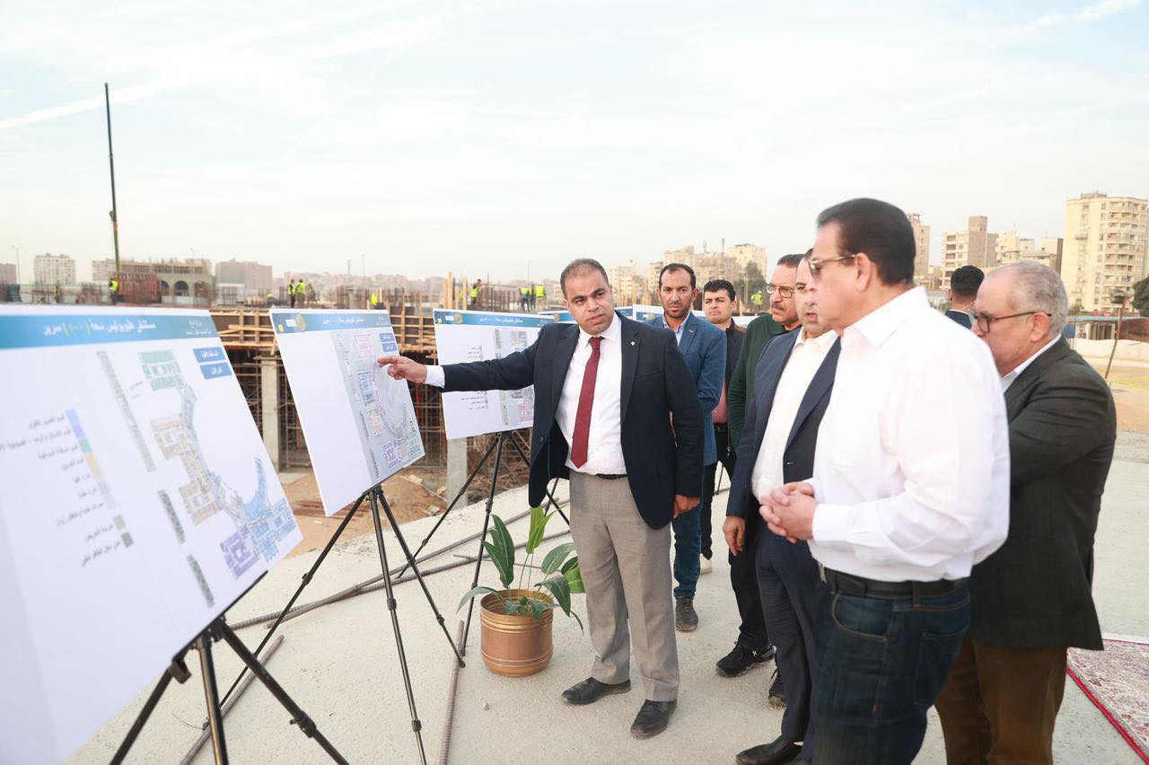 وزير الصحة يتابع مشروع مستشفى هليوبوليس الجديدة