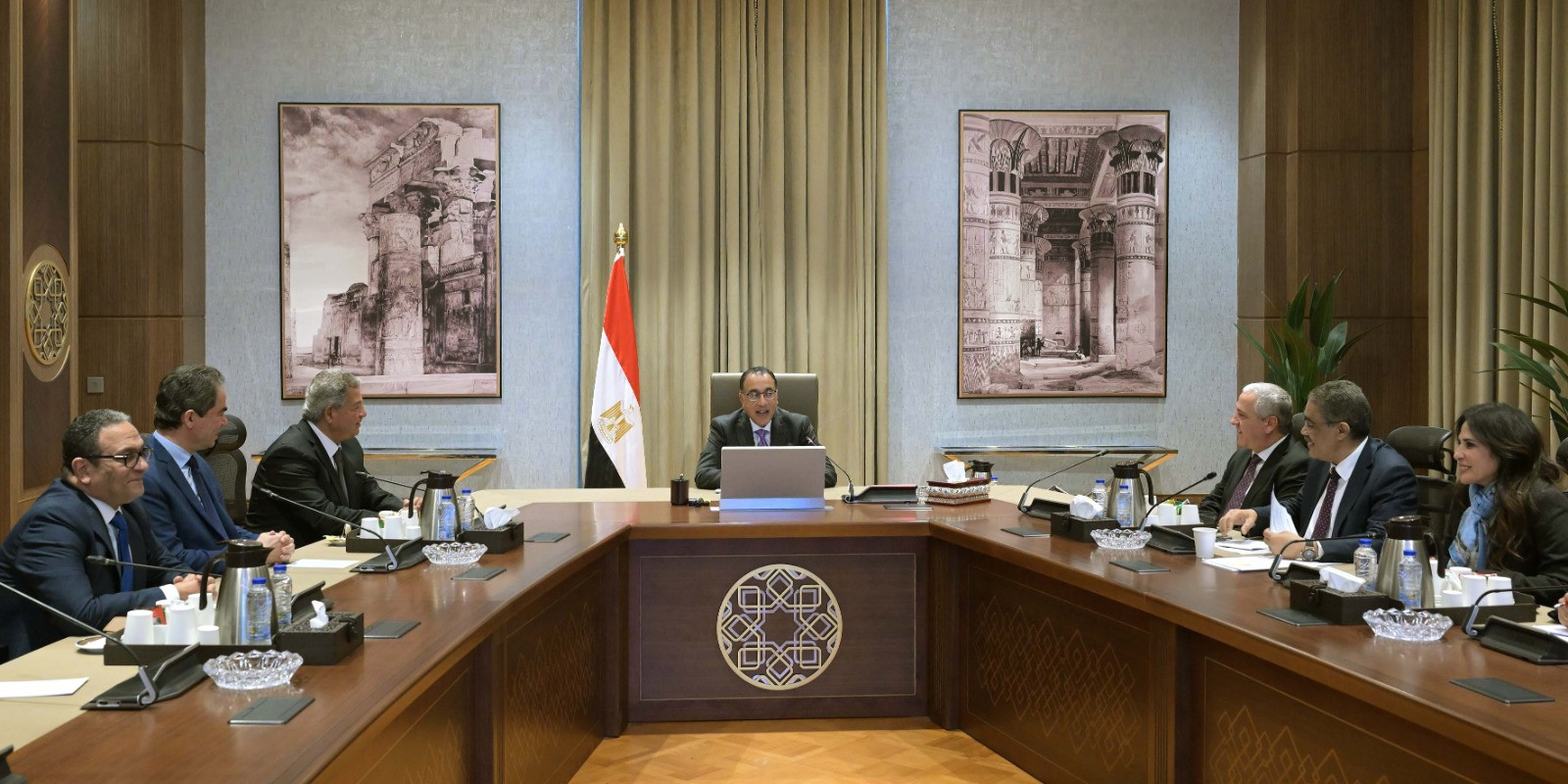مدبولي ورؤساء الهيئات الصحفية والإعلامية