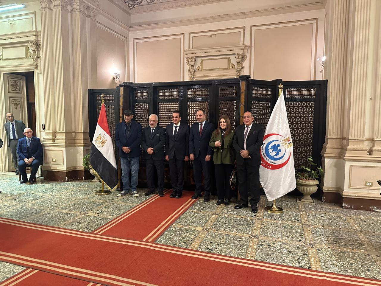 بروتوكول تعاون بين نقابة الممثلين ووزارة الصحة