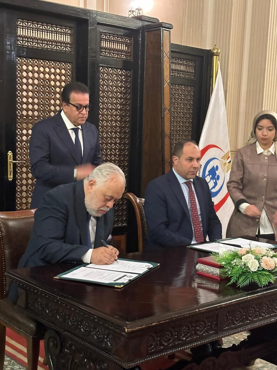 بروتوكول تعاون بين نقابة الممثلين ووزارة الصحة