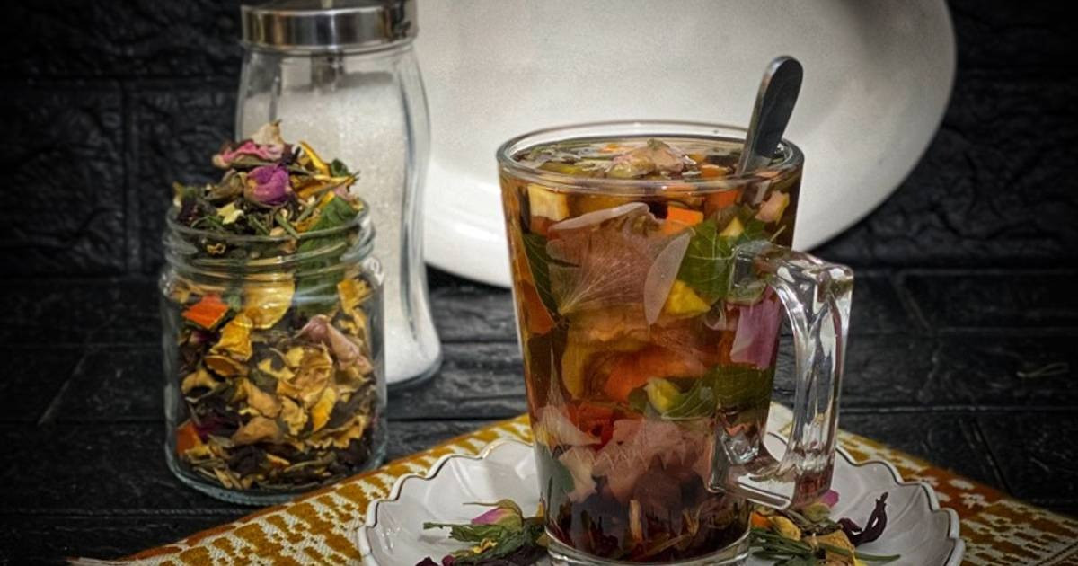 طريقة عمل شاي الأعشاب في المنزل