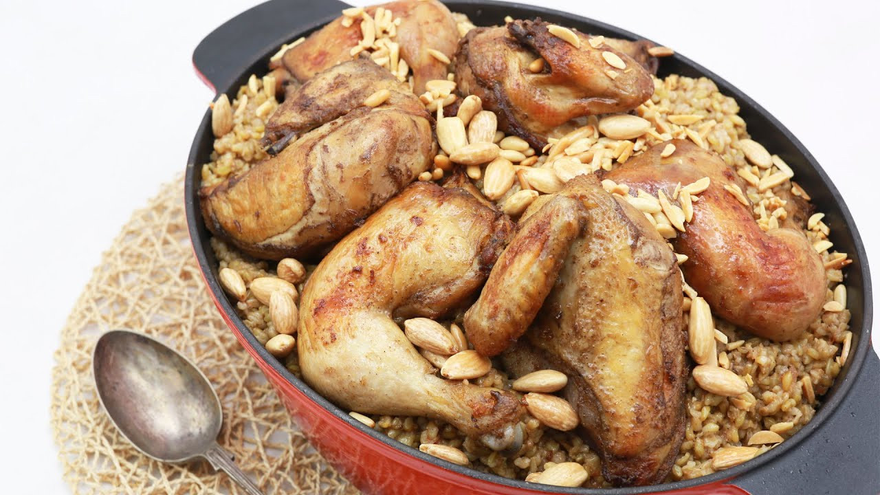 الفراخ بالفريك