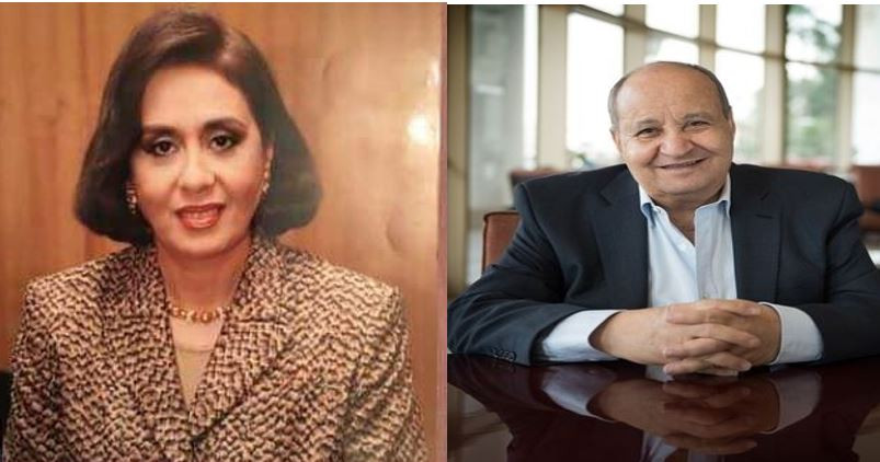 وحيد حامد وزوجته