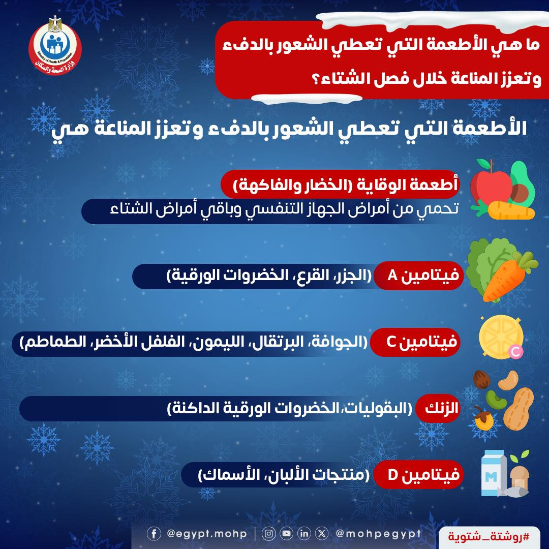 أطعمة تشعرك بالدفء في الشتاء