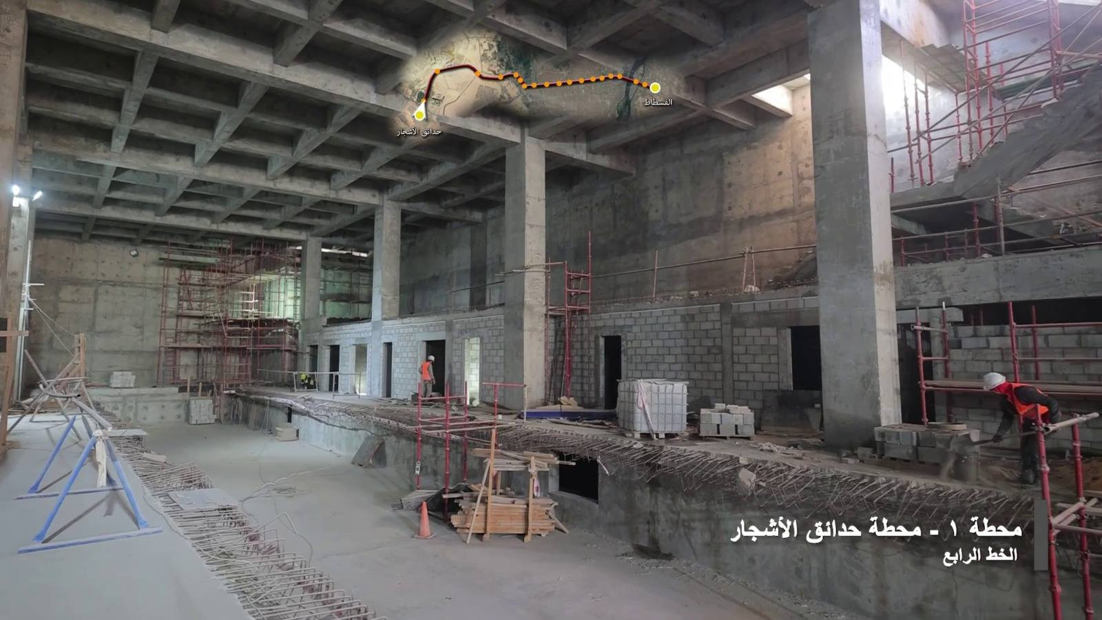 مشروع المرحلة الأولى من الخط الرابع لمترو الأنفاق