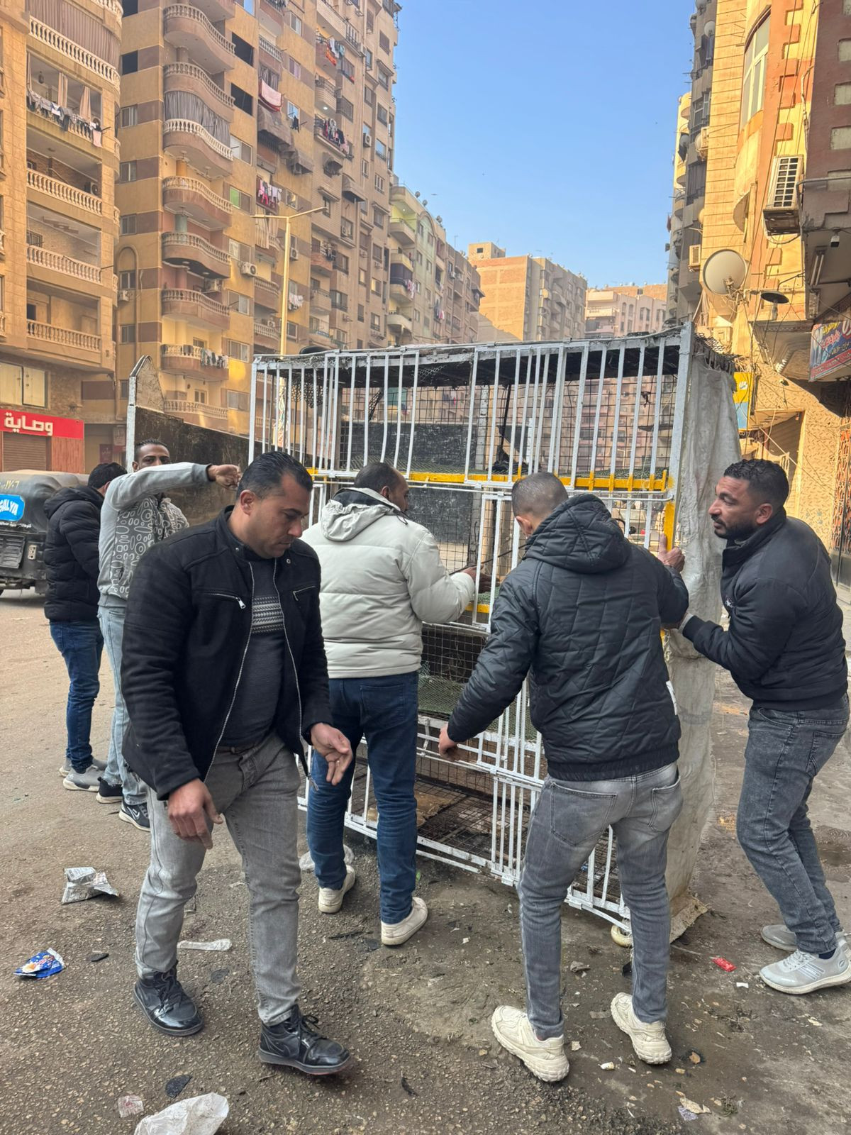 صور رفع الإشغالات