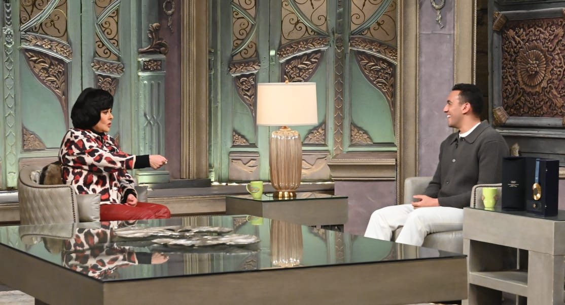 أحمد الجندي وأسرته ضيوف صاحبة السعادة