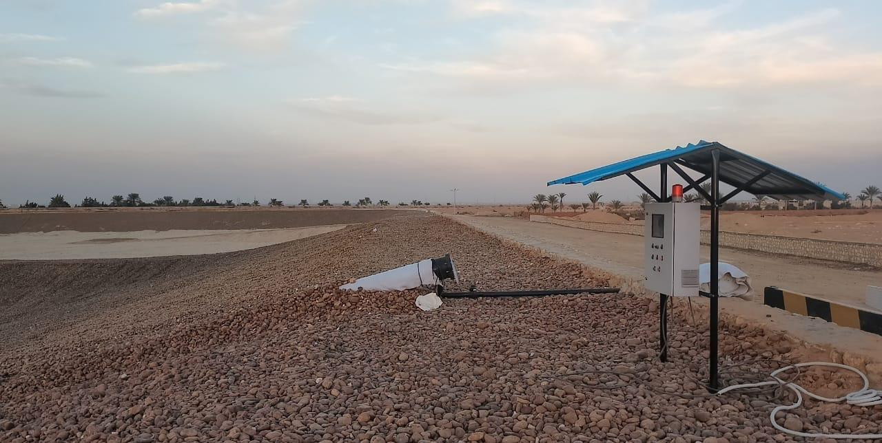 صور تسليم مدفن الصحى بلبيس