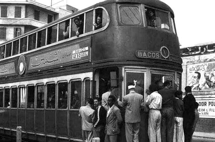 صورة نادرة لترام الإسكندرية عام 1930