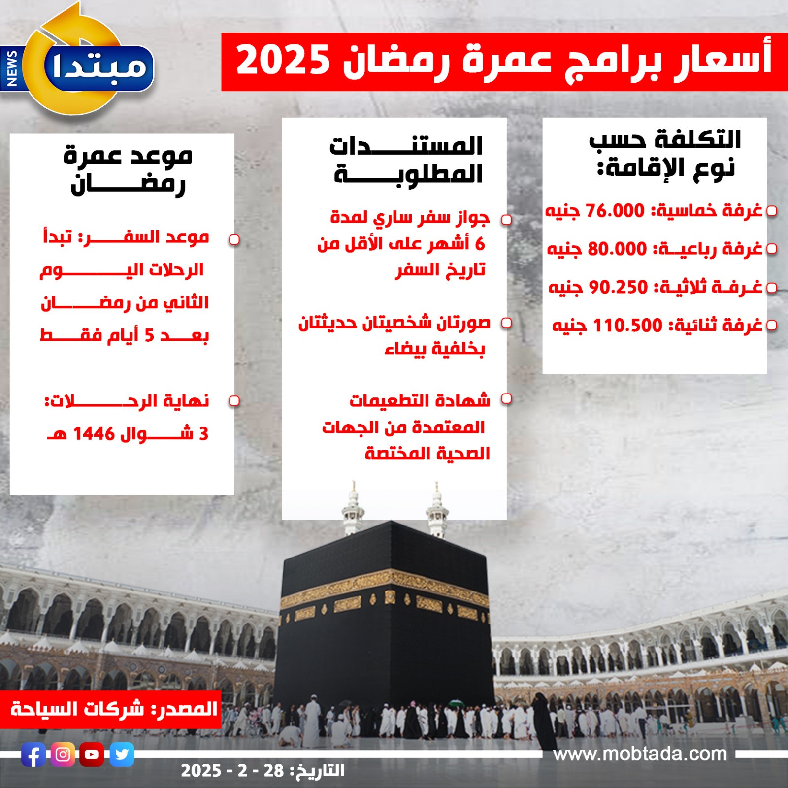 عمرة رمضان 2025