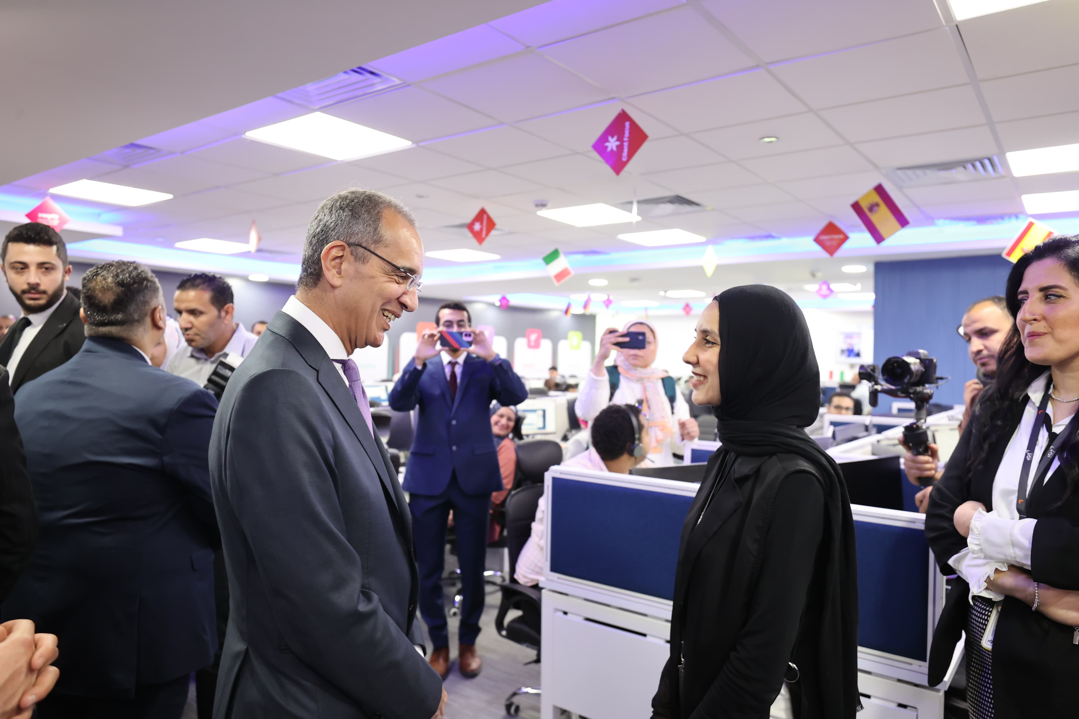 افتتاح وزير الاتصالات مقر شركة IGT Solutions العالمية