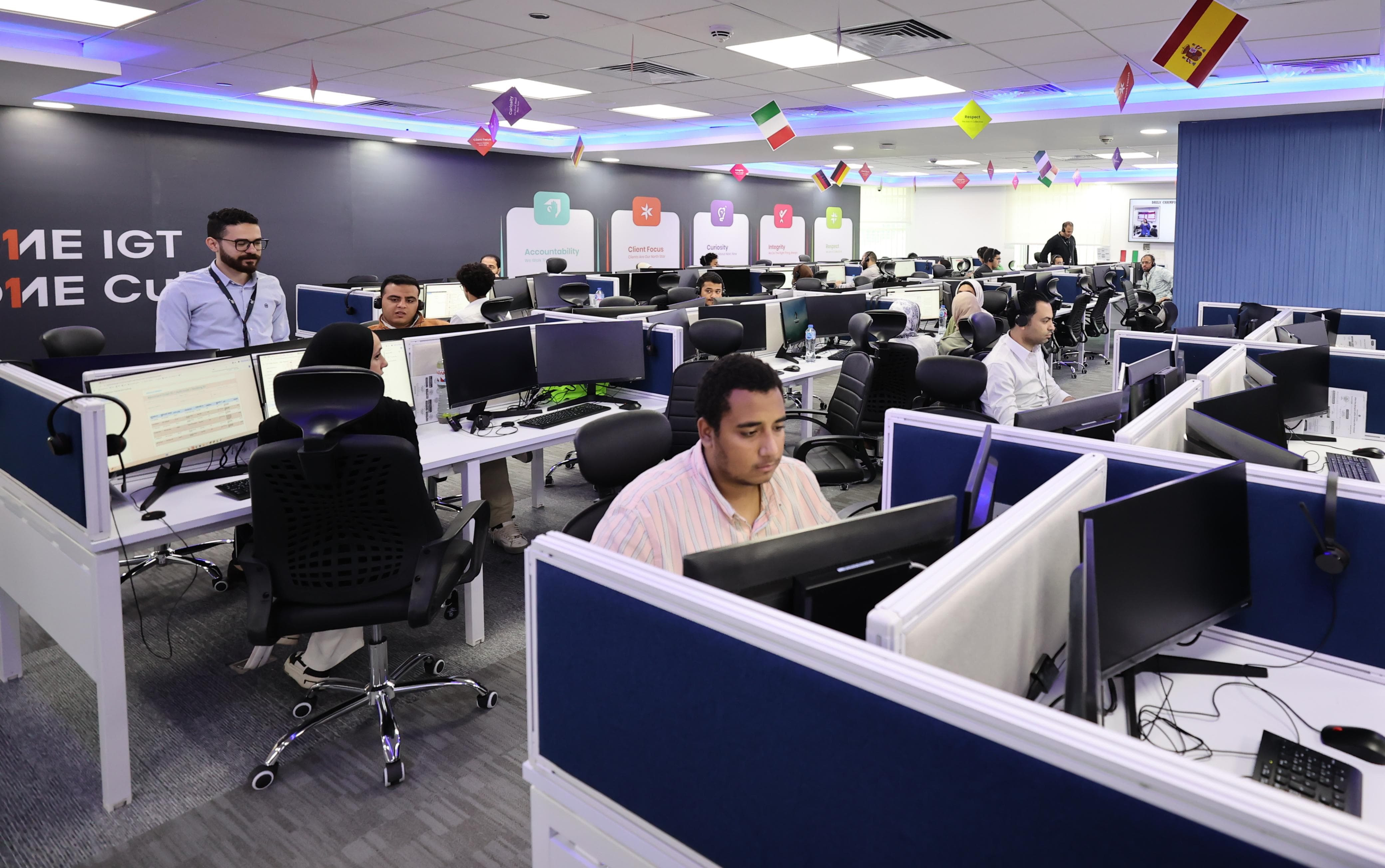 افتتاح وزير الاتصالات مقر شركة IGT Solutions العالمية
