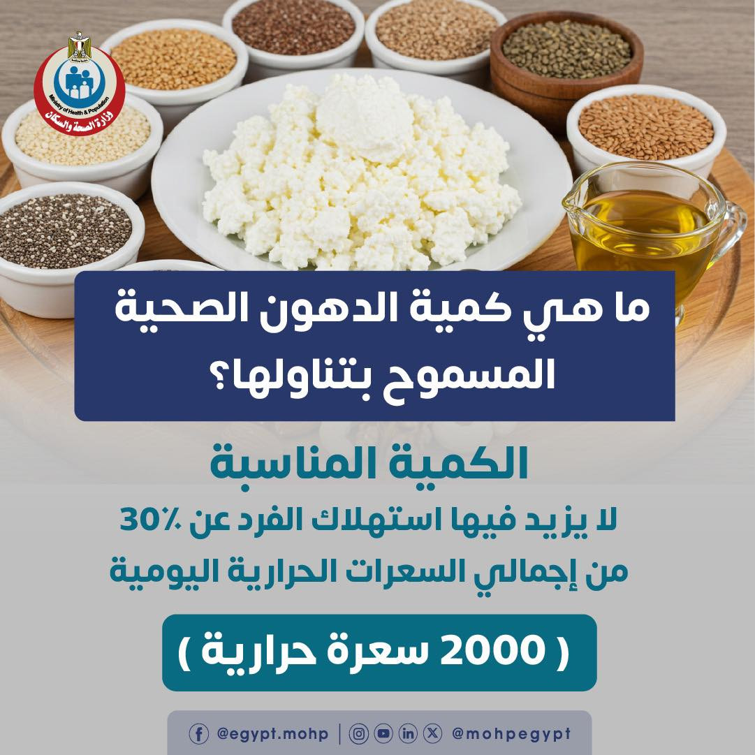 الدهون الصحية المسموح بها