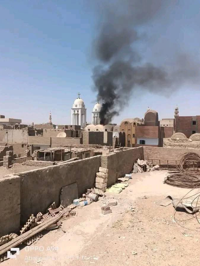 السيطرة على حريق محدود داخل كنيسة العذراء مريم في إسنا