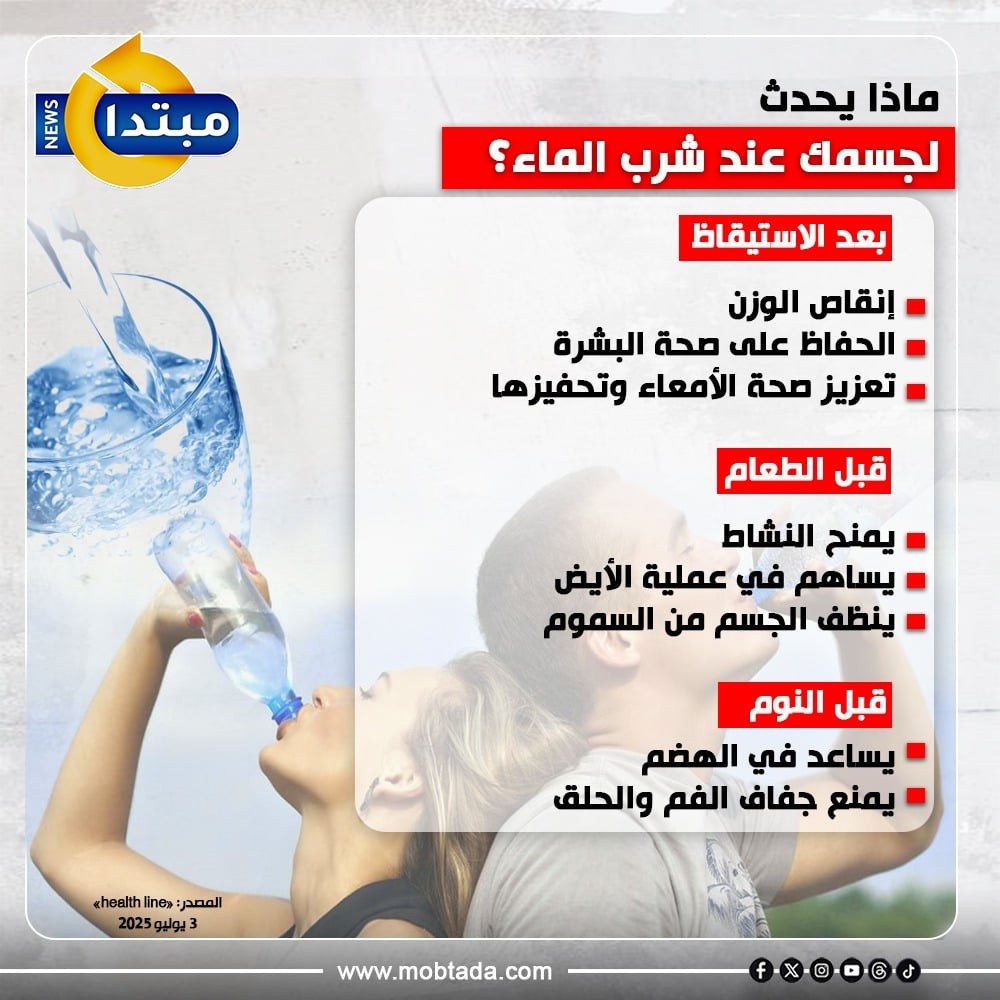 شرب الماء