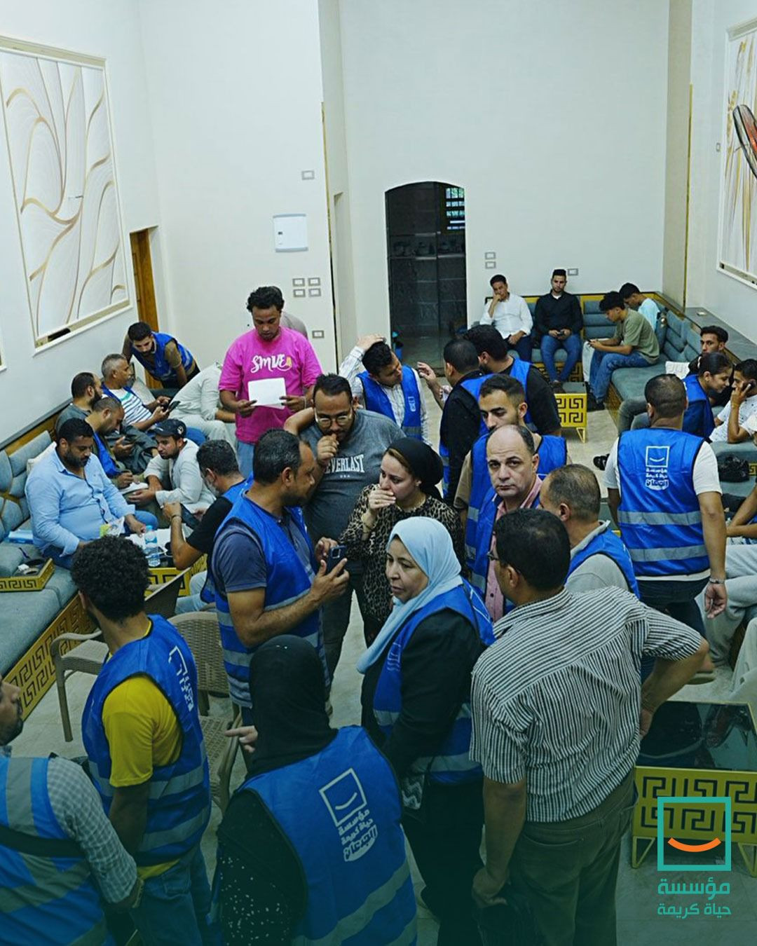 تنفيذًا لتوجيهات السيد رئيس الجمهورية لمؤسسة حياة كريمة ووزارة التضام