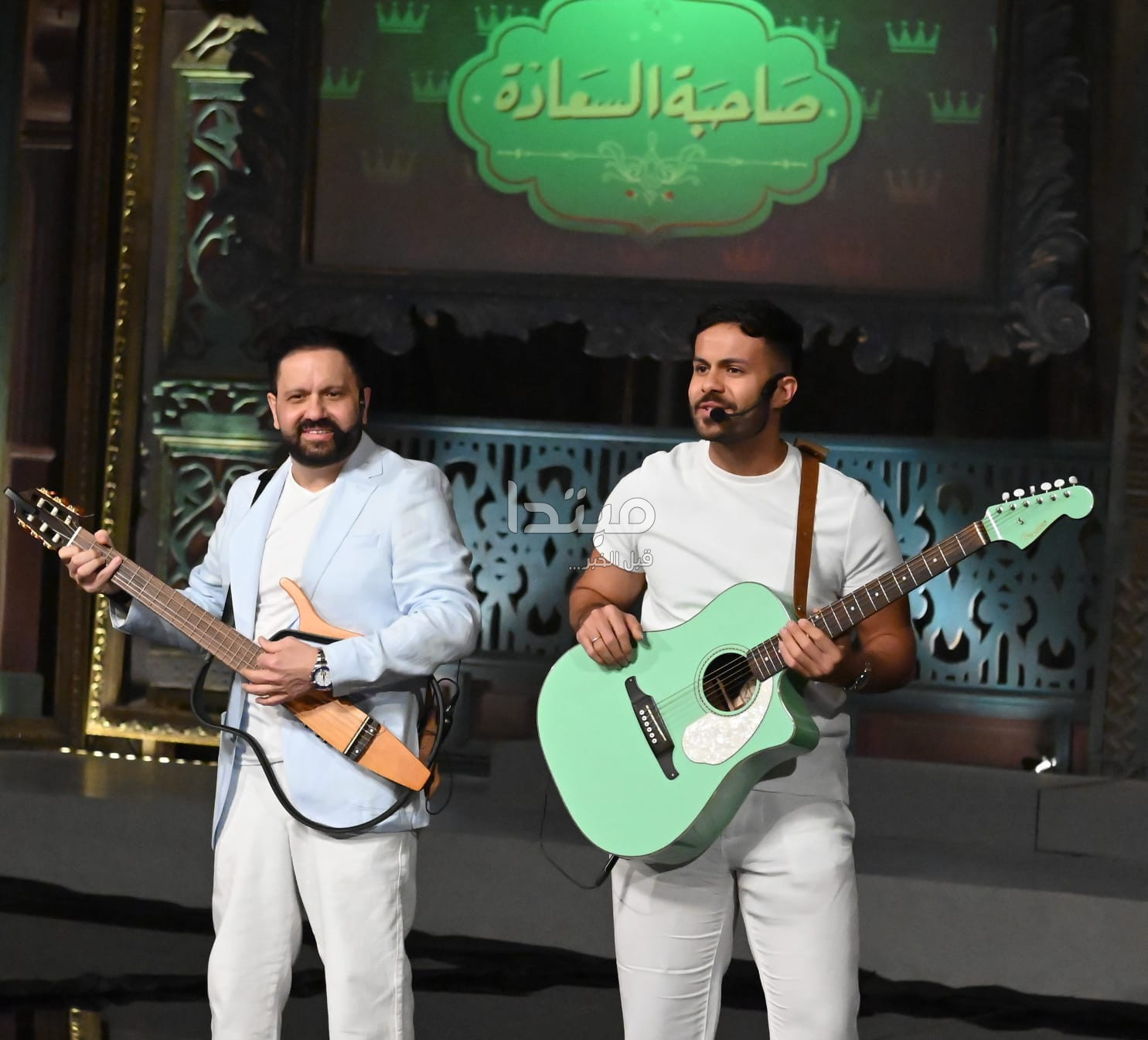 إدوارد وابنه في صاحبة السعادة