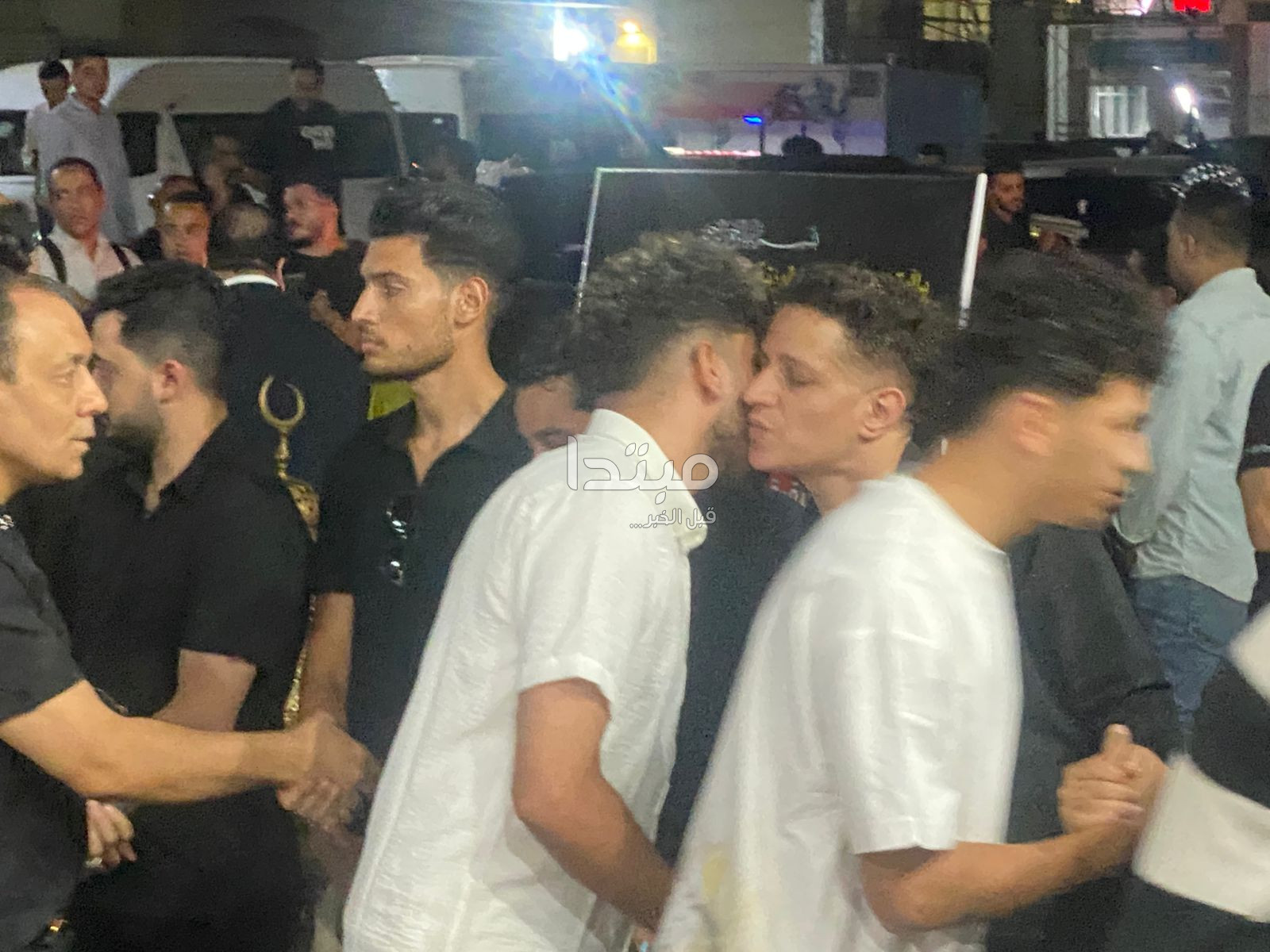 عزاء المطرب الشعبي أحمد عامر