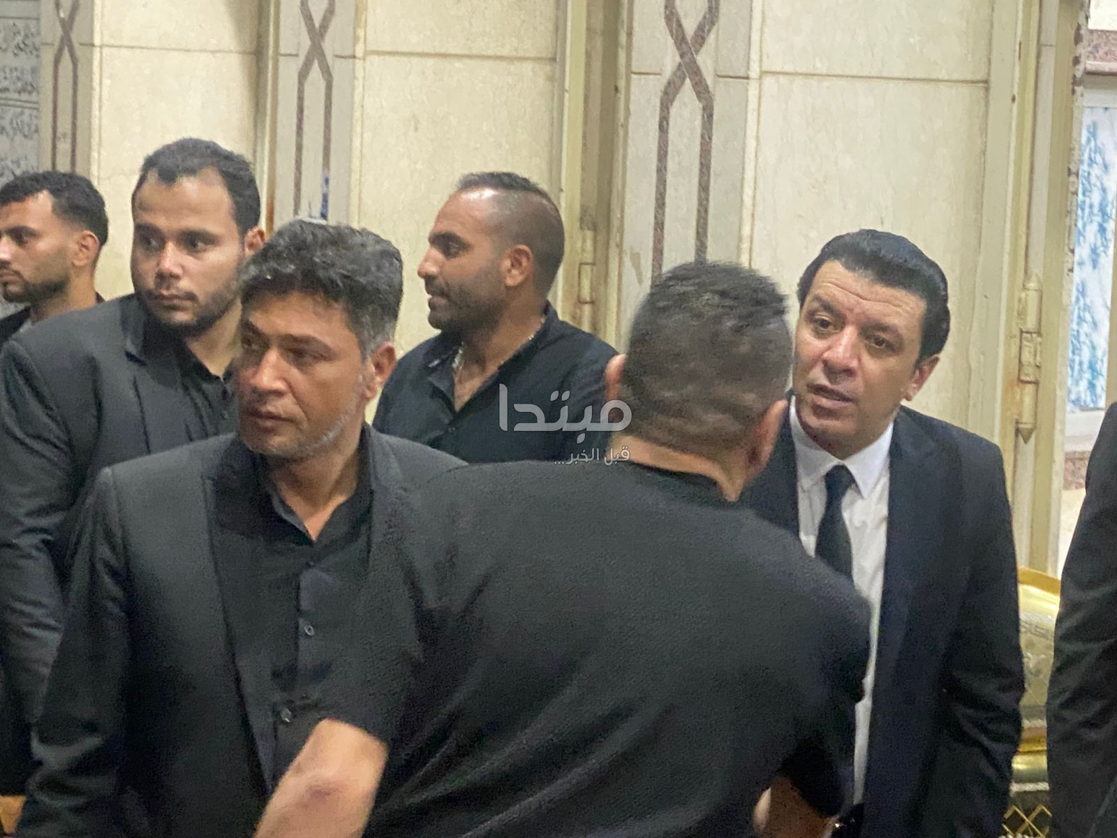 عزاء المطرب الشعبي أحمد عامر