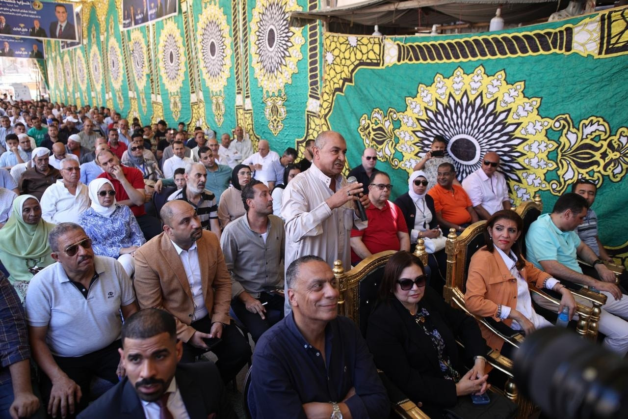 حملة دعاية انتخابية لمرشحي حماة الوطن بالشيوخ