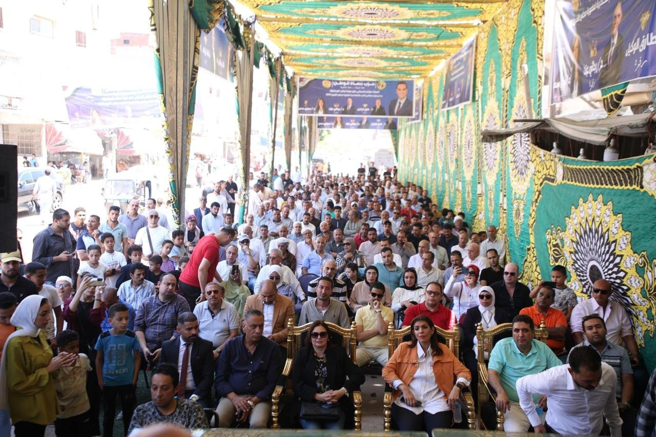 حملة دعاية انتخابية لمرشحي حماة الوطن بالشيوخ