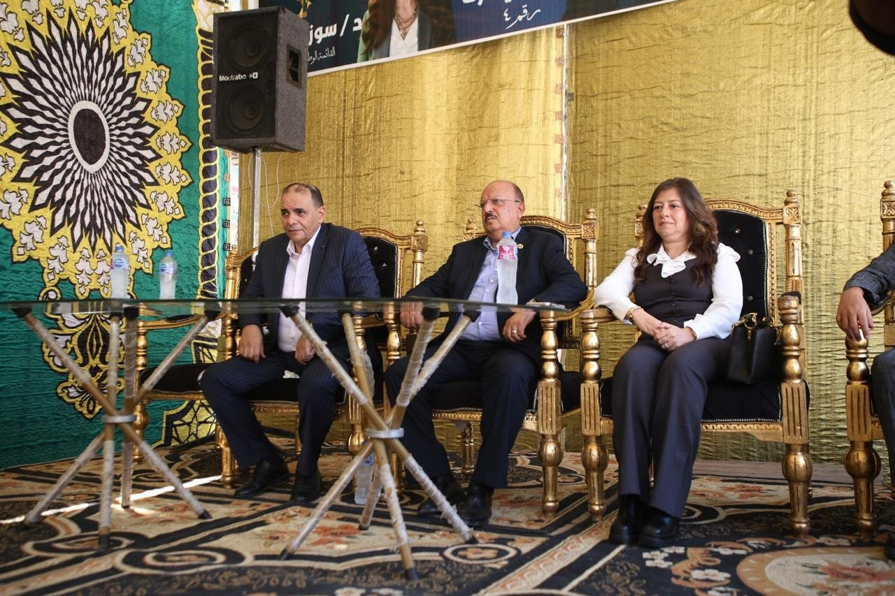 حملة دعاية انتخابية لمرشحي حماة الوطن بالشيوخ
