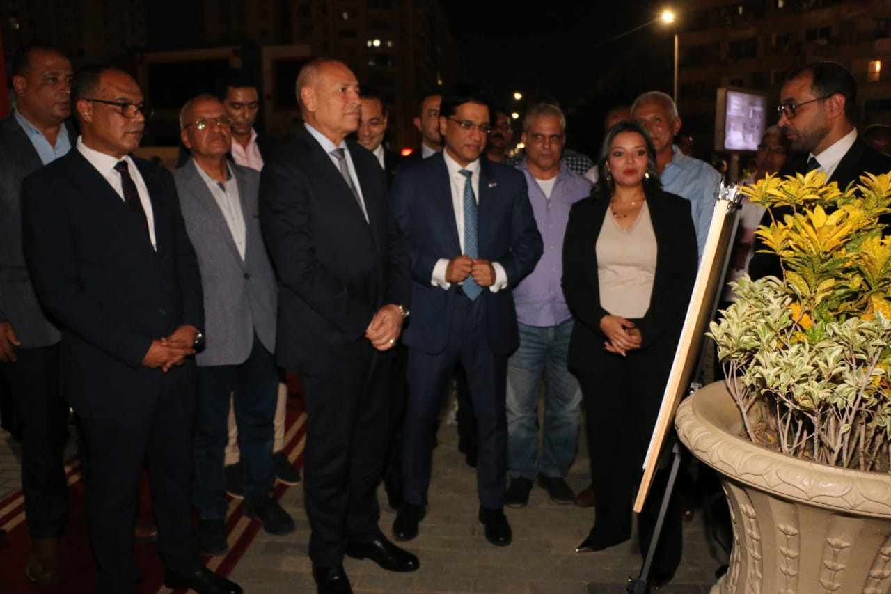 صور افتتاح ميدان الخمسين بالمعادي