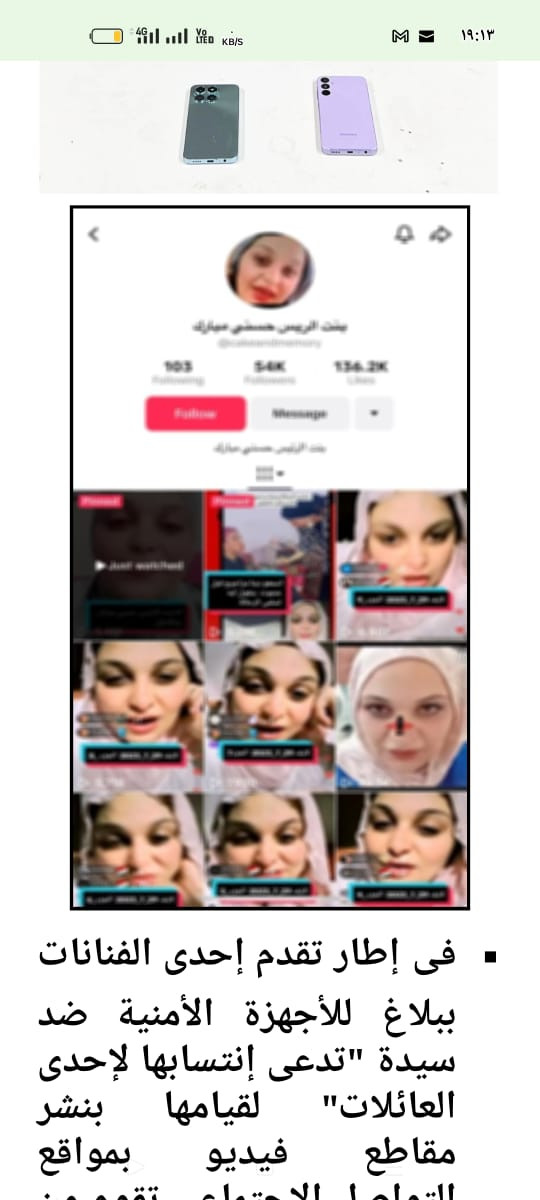 ضبط صانعة محتوى بتهمة التشهير بفنانة