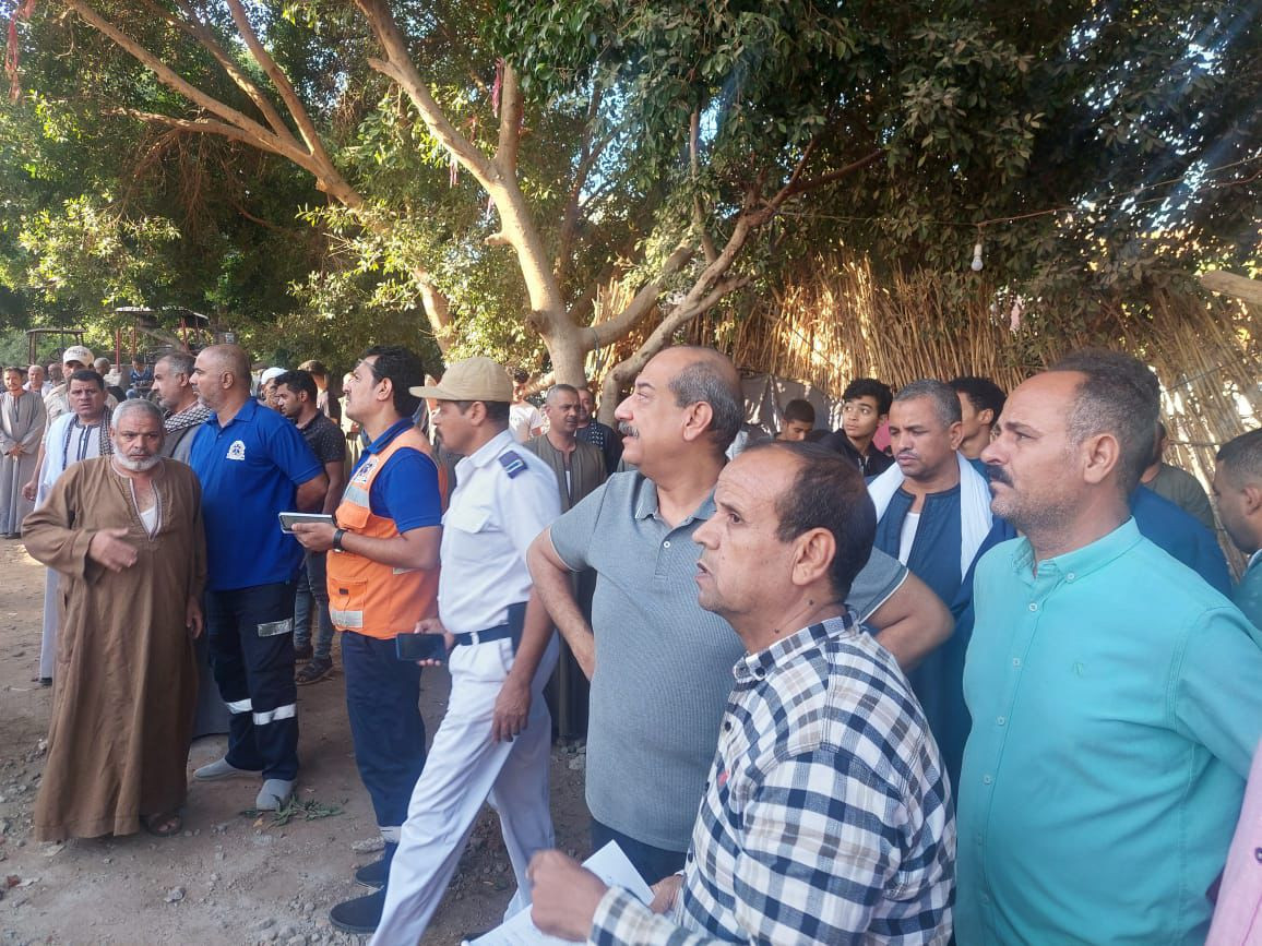 انهيار منزل بقرية كوم أيوشيل