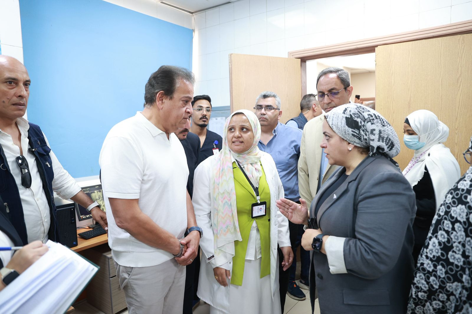 وزير الصحة يتفقد مستشفى قفط