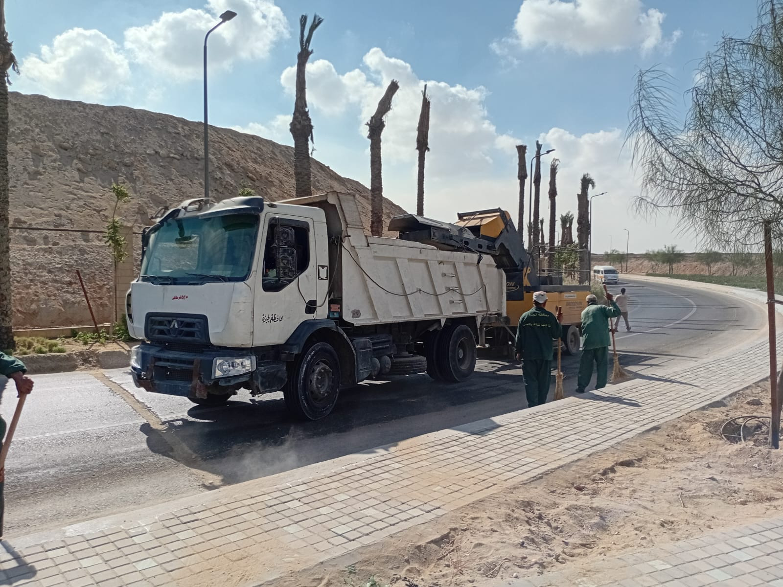 صور رفع كفاءة الشوارع