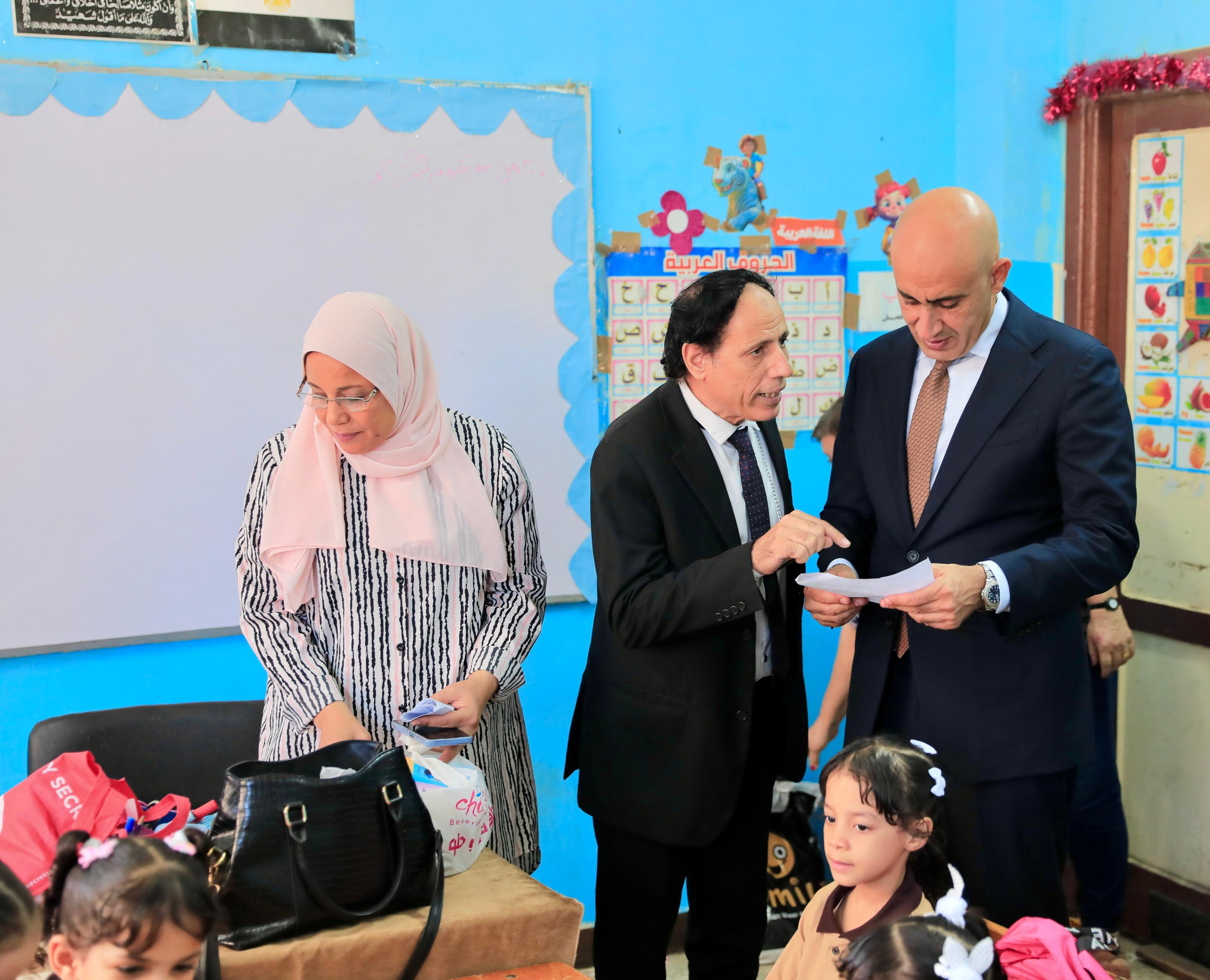 جولة وزير التعليم بعدد من مدارس القاهرة