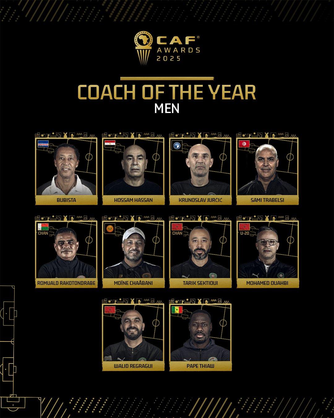 قائمة المدربين الأفضل