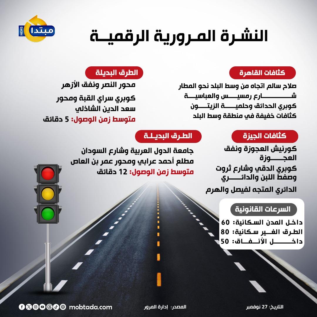 النشرة المرورية الرقمية