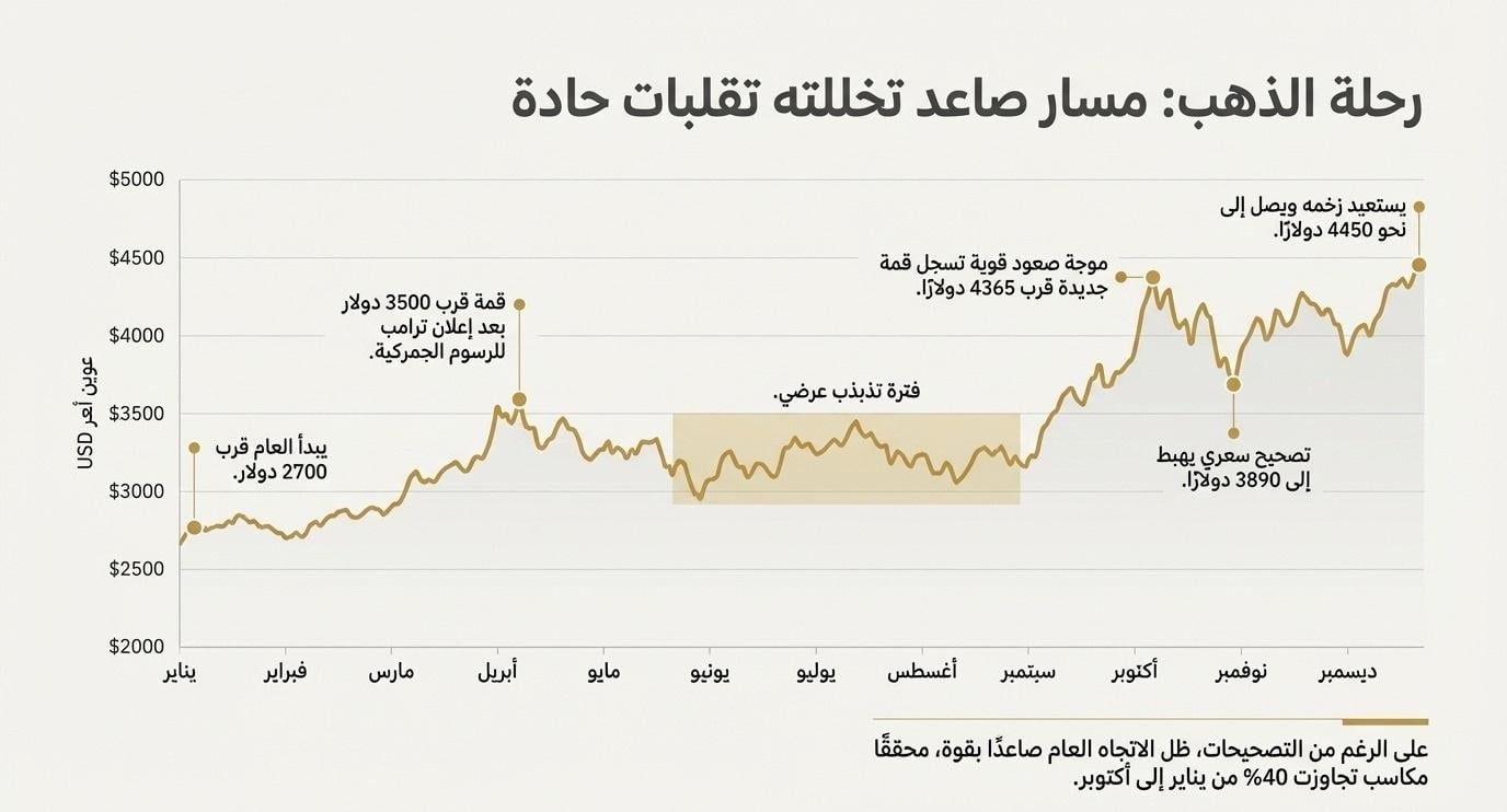 الذهب والفضة في 2025