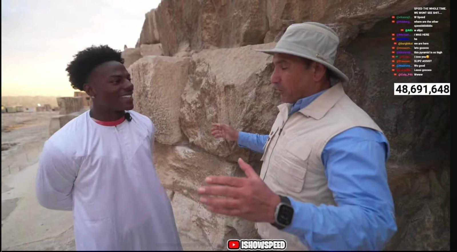 &laquo;Speed&raquo; في الأهرامات والمتحف المصري