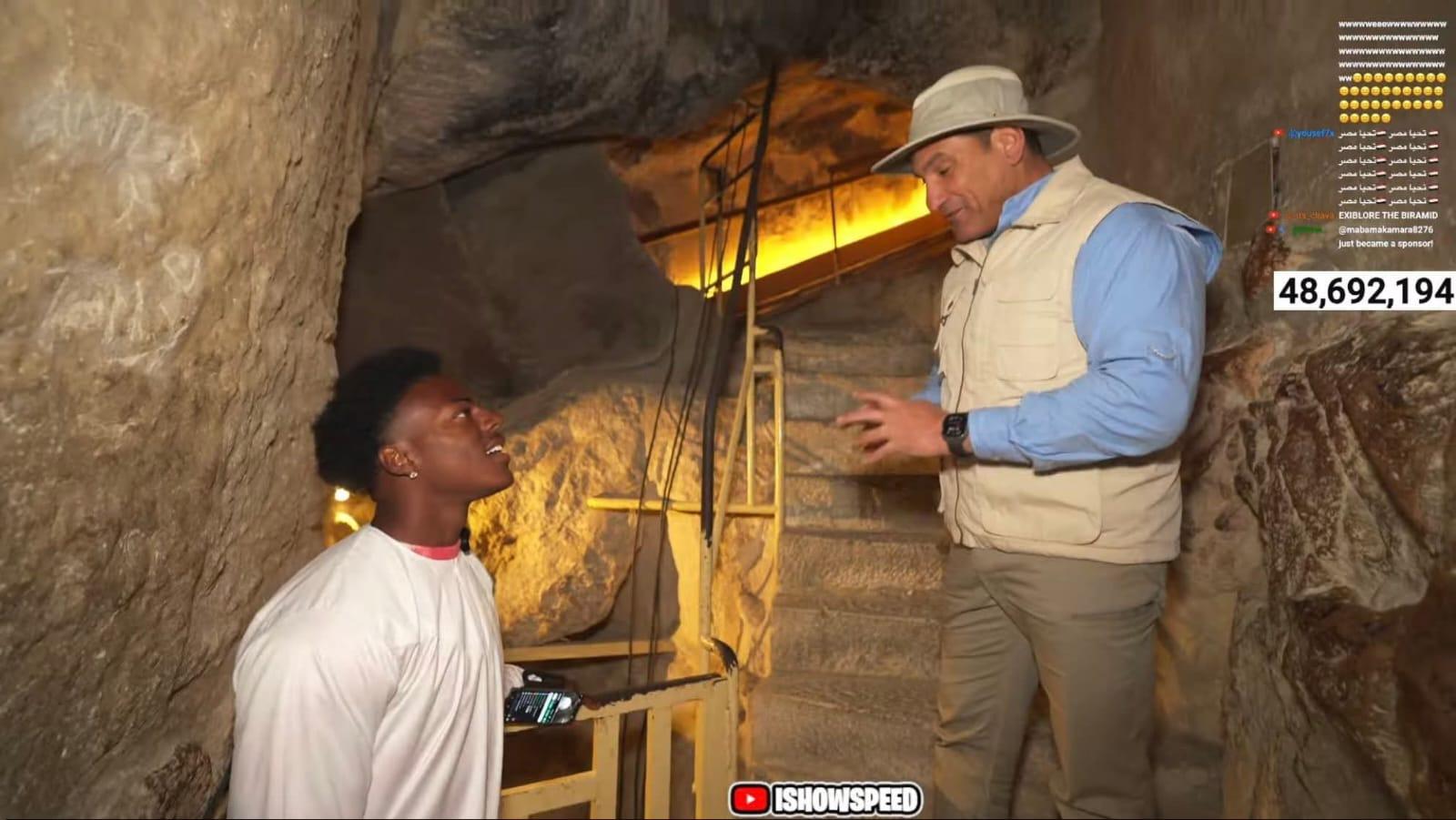 &laquo;Speed&raquo; في الأهرامات والمتحف المصري