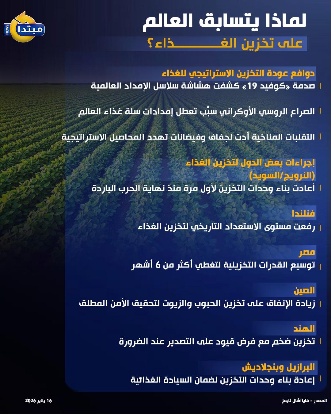 تخزين الغذاء