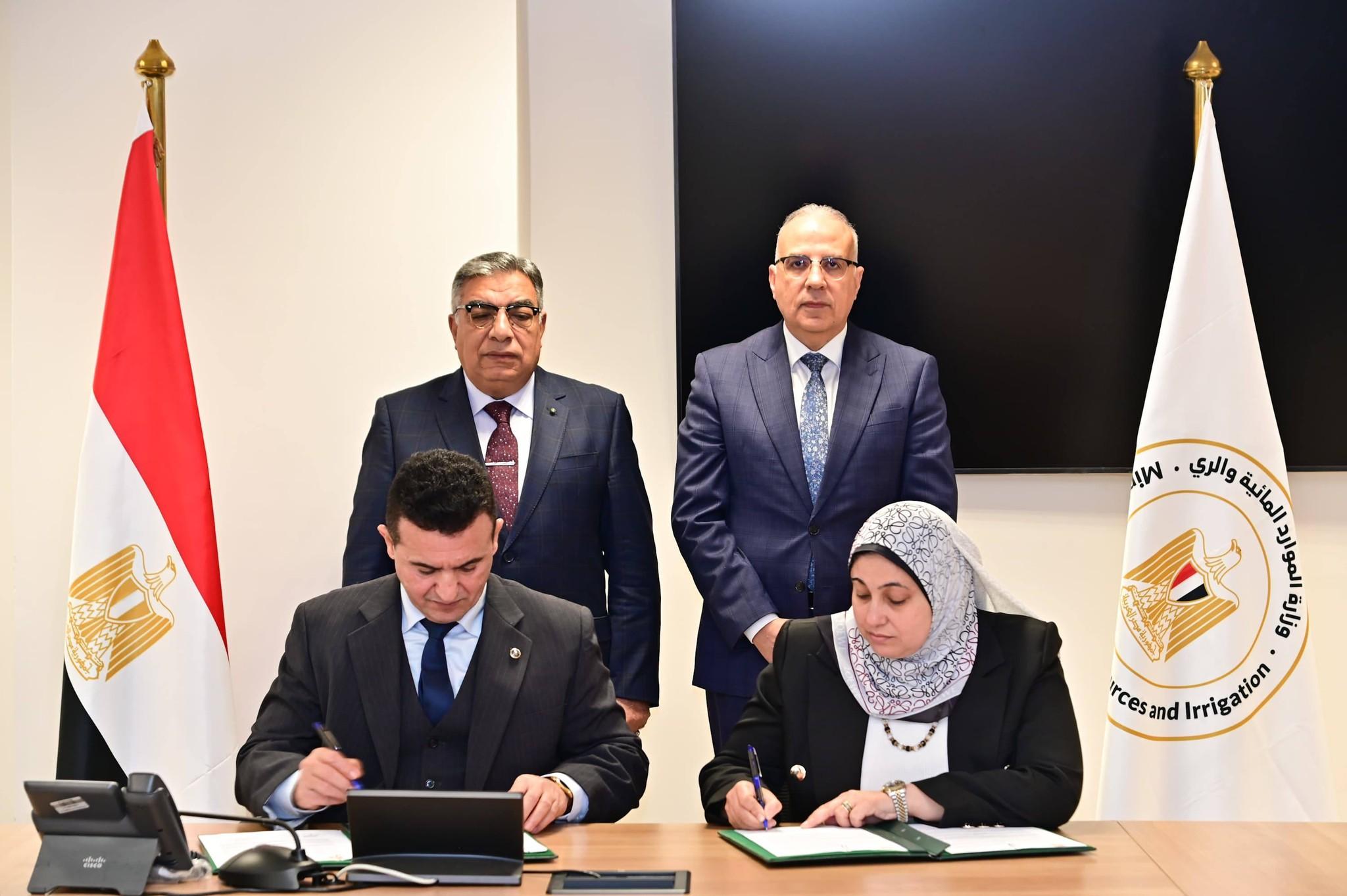 بروتوكول تعاون بين وزارة الموارد المائية ومحافظة الدقهلية
