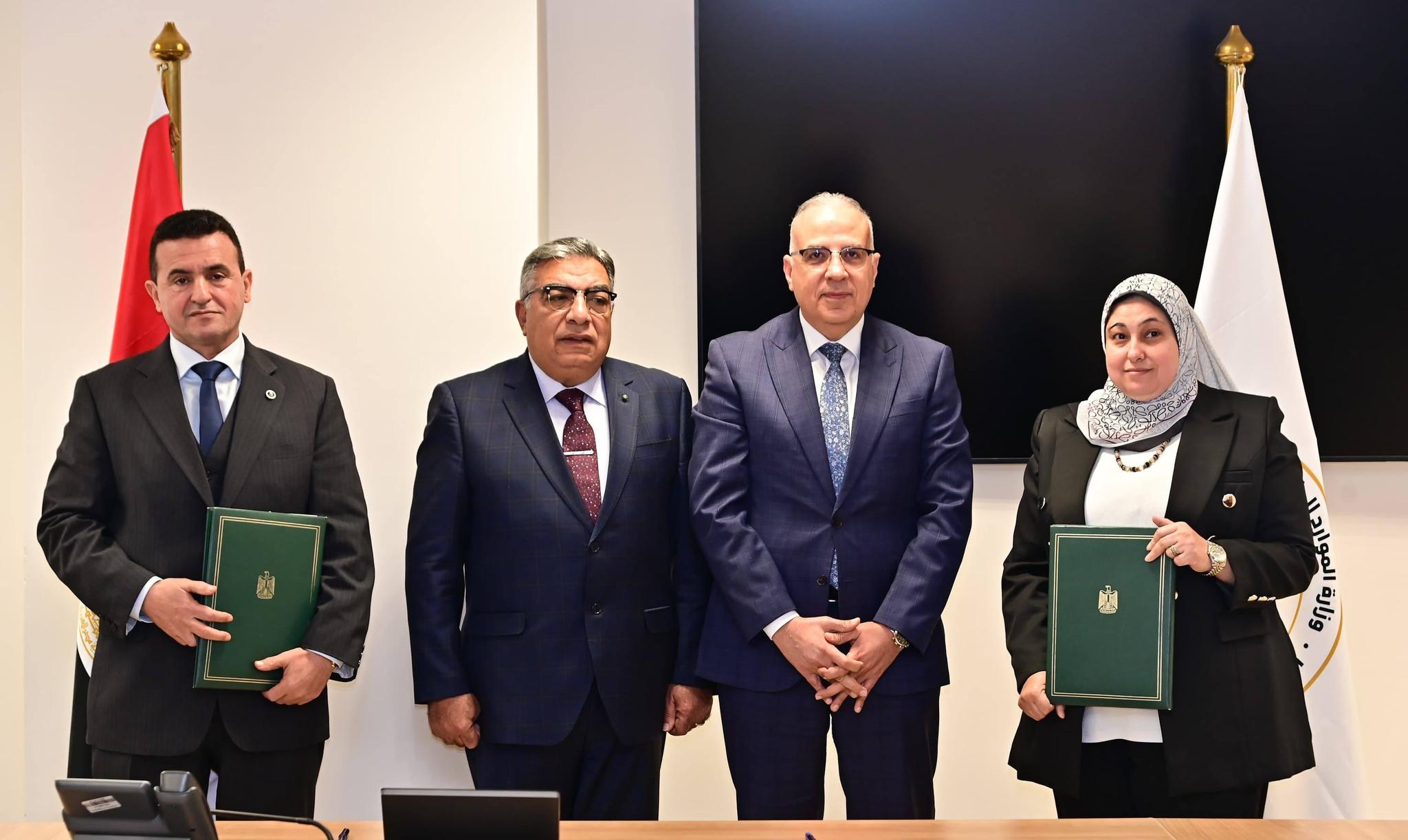 بروتوكول تعاون بين وزارة الموارد المائية ومحافظة الدقهلية