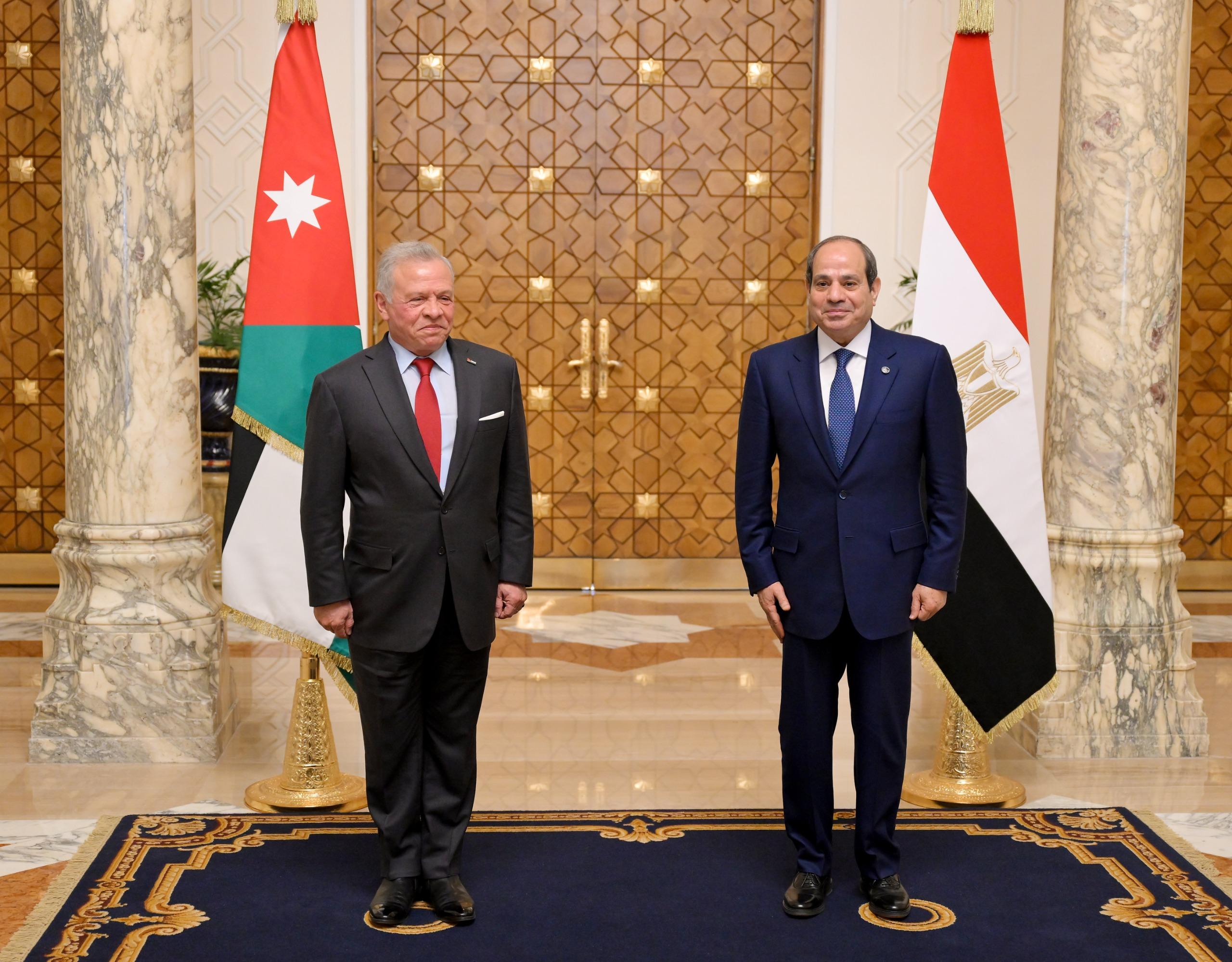 لقاء الرئيس السيسي والعاهل الأردني