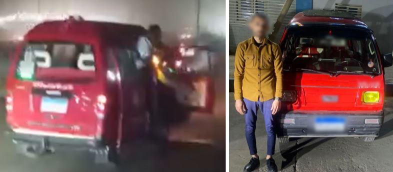 كشف ملابسات فيديو لقائد سيارة يقوم بحركات استعراضية في الإسكندرية