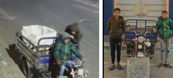 ضبط شخصين بمطرقة لسرقتهما غطاء بالوعة صرف صحي في حادثة غريبة