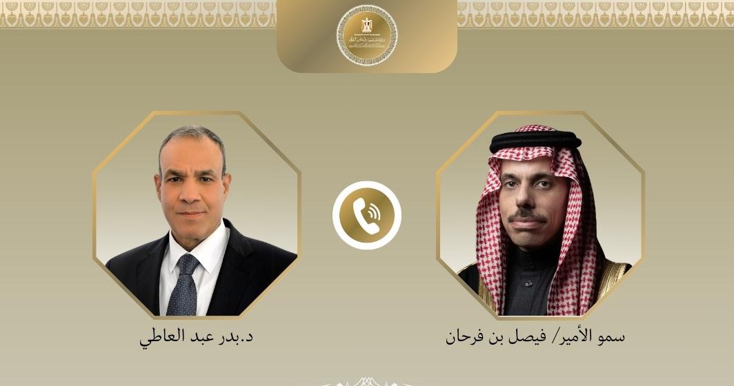 وزيرا خارجية مصر والسعودية يؤكدان على أولوية خفض التصعيد في المنطقة