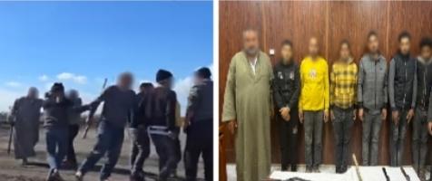 القبض على أطراف مشاجرة بالأسلحة البيضاء في كفر الشيخ بعد تدخل الأمن